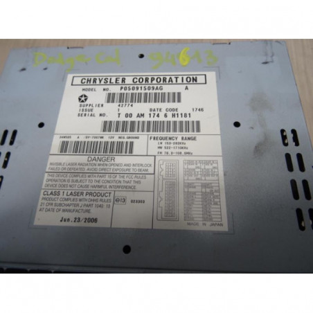 Autoradio d'origine DODGE  d’occasion