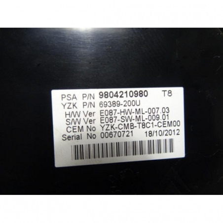 Compteur PEUGEOT 3008 1 PHASE 1 d’occasion
