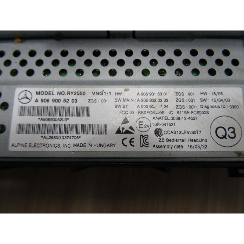 Autoradio d'origine MERCEDES  d’occasion