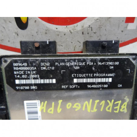 Calculateur CITROEN BERLINGO 1 PHASE 2 d’occasion
