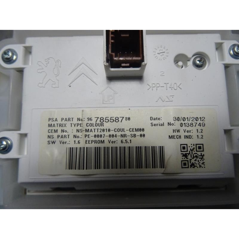 Compteur PEUGEOT 208 1 PHASE 1 d’occasion