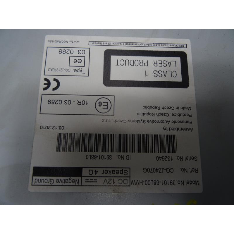 Autoradio d'origine SUZUKI SWIFT 4 d’occasion