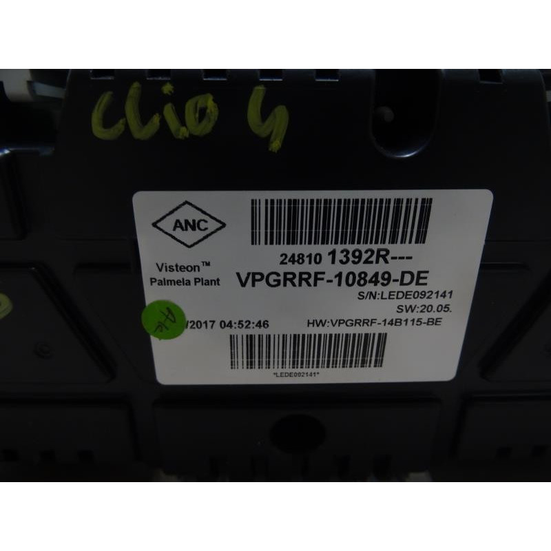 Compteur RENAULT CLIO 4 PHASE 2 d’occasion