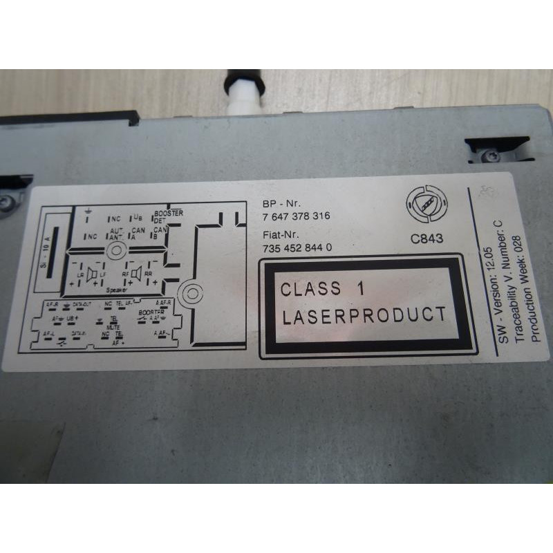 Autoradio d'origine LANCIA MUSA PHASE 2 d’occasion