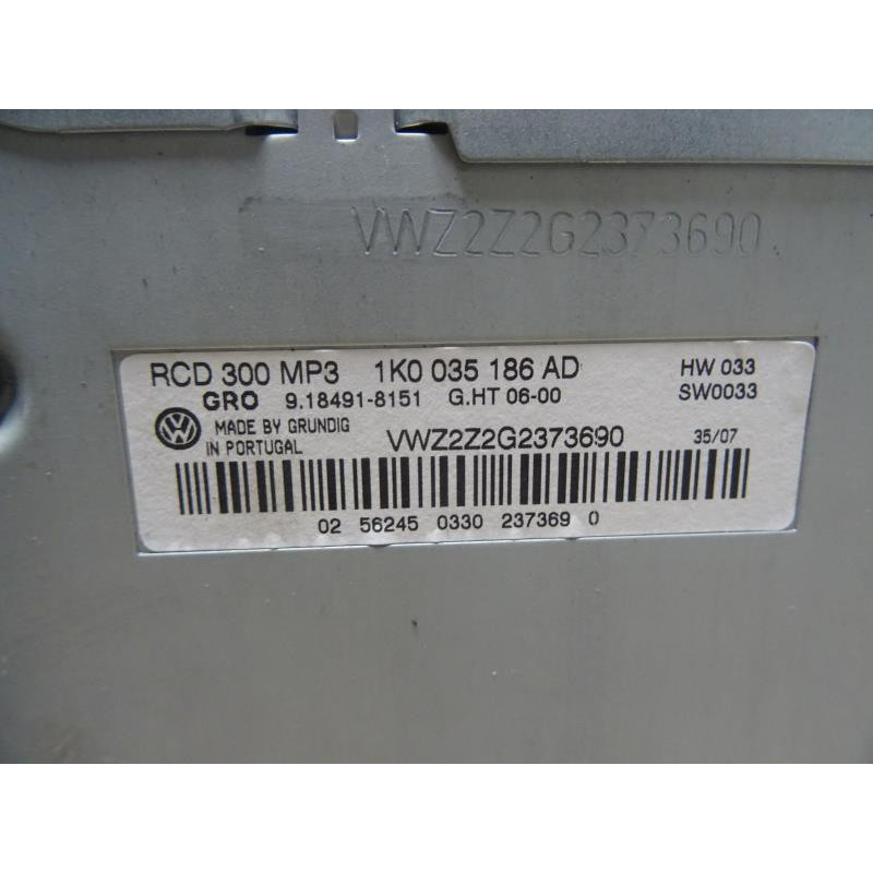 Autoradio d'origine VOLKSWAGEN GOLF 5 d’occasion