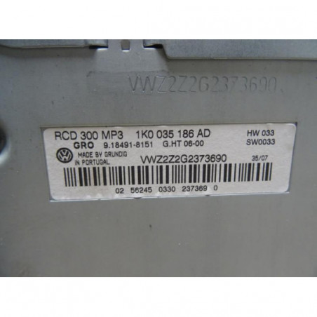 Autoradio d'origine VOLKSWAGEN GOLF 5 d’occasion