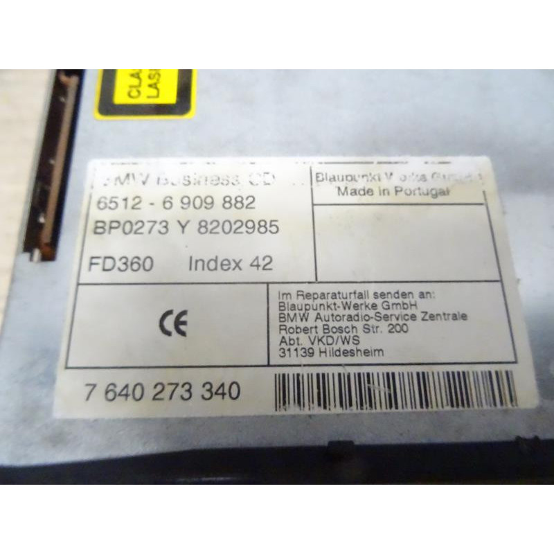 Autoradio d'origine BMW SERIE 3 E46 PHASE 1 d’occasion