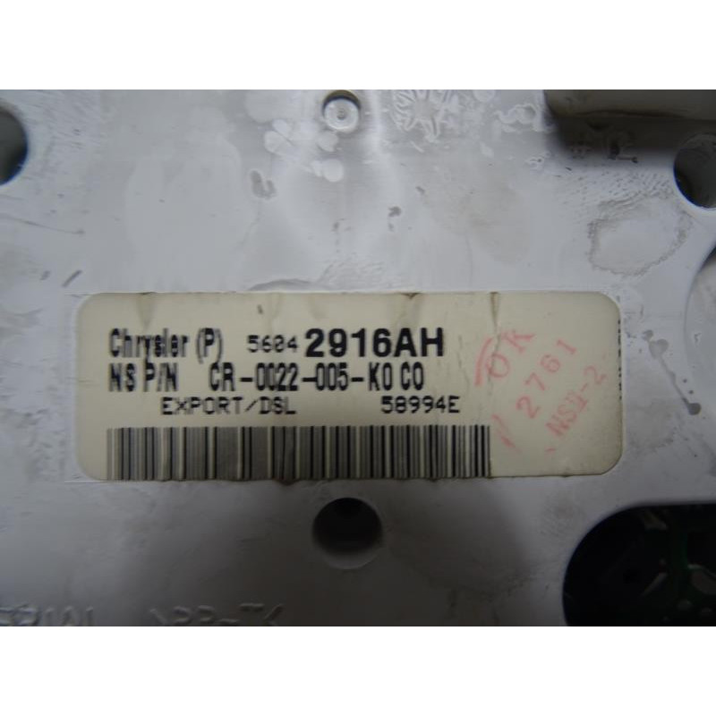 Compteur JEEP GRAND CHEROKEE 1 PHASE 2 d’occasion