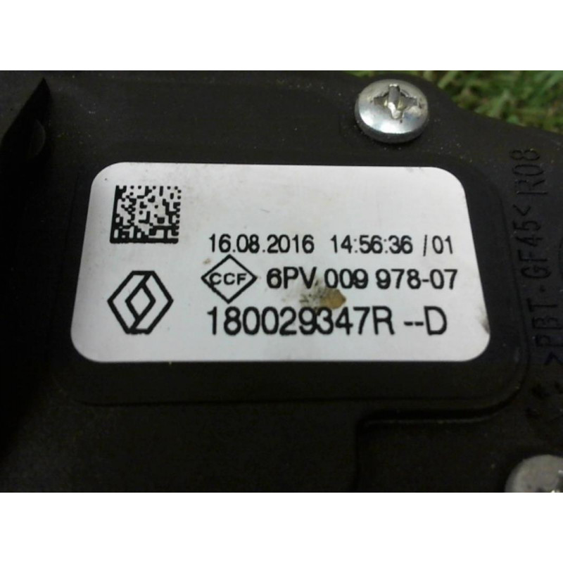 Potentiometre de pedale de gaz d'accelerateur RENAULT CLIO IV IV DCI d’occasion