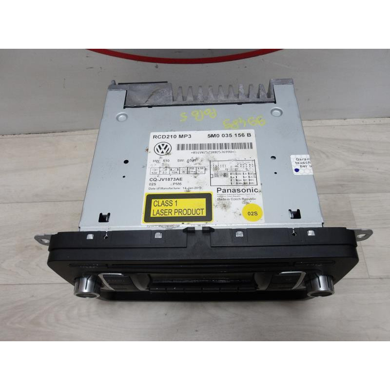 Autoradio d'origine VOLKSWAGEN POLO 5 PHASE 1 d’occasion