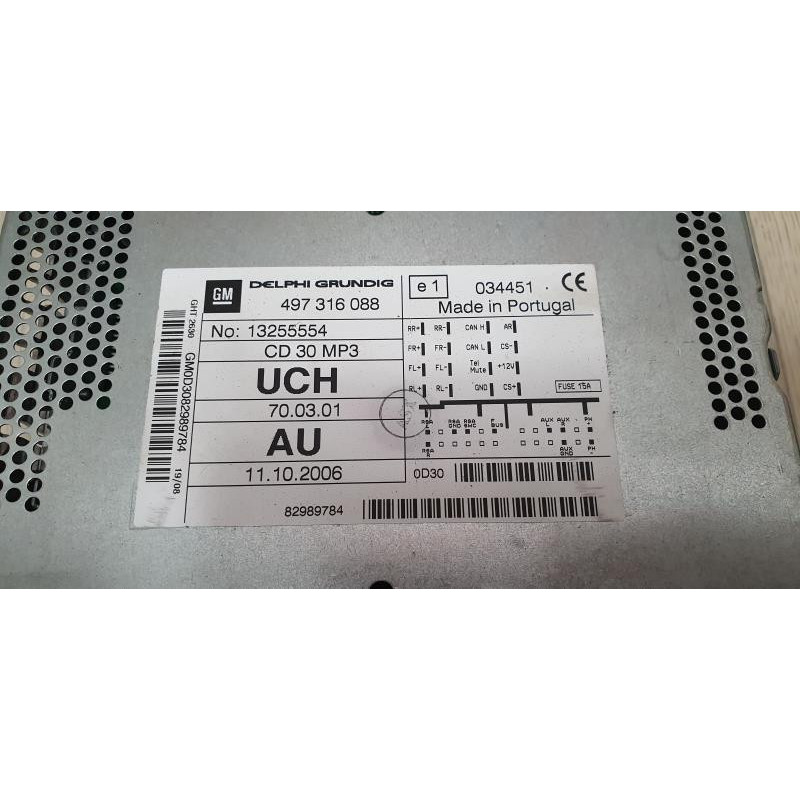 Autoradio d'origine OPEL ZAFIRA B PHASE 2 d’occasion