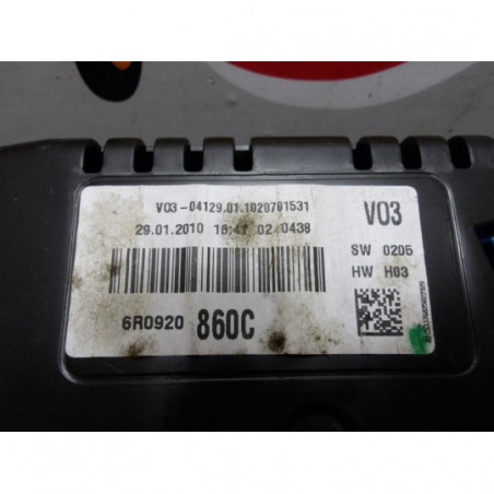 Compteur VOLKSWAGEN POLO 5 PHASE 1 d’occasion