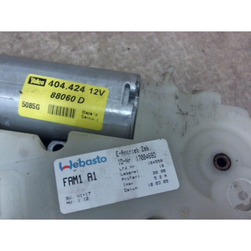 Moteur toit ouvrant PEUGEOT 307 PHASE 1 BREAK d’occasion