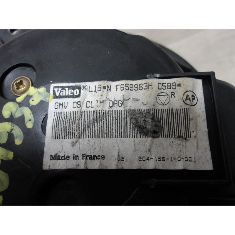 Ventilateur chauffage PEUGEOT 607 PHASE 1 d’occasion
