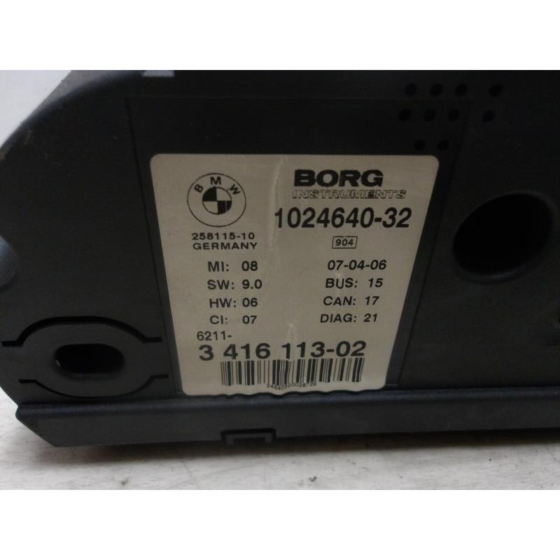 Compteur BMW X3 E83 PHASE 1 d’occasion