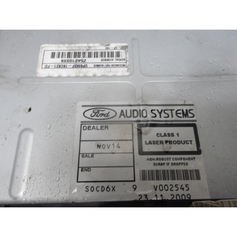 Autoradio d'origine FORD MONDEO 3 PHASE 1 BREAK d’occasion