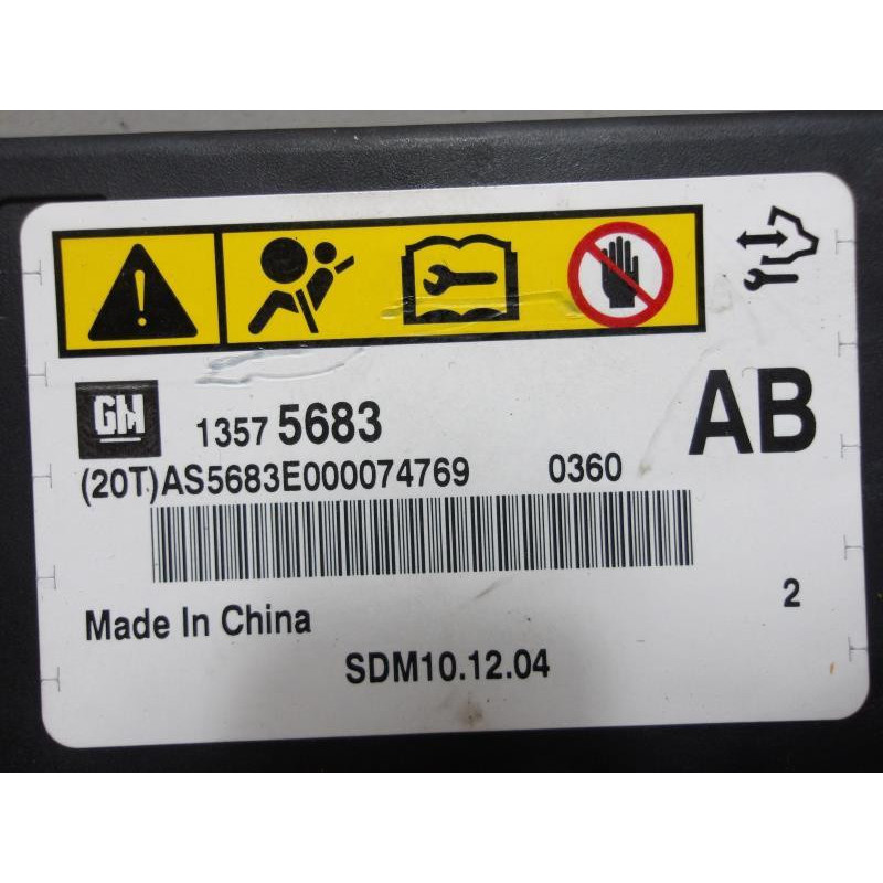 Boitier air bag OPEL ASTRA J PHASE 1 d’occasion
