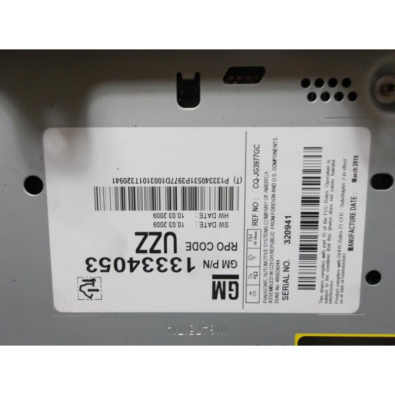 Autoradio d'origine OPEL ASTRA J PHASE 1 d’occasion