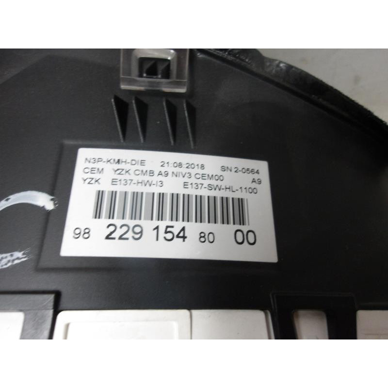 Compteur PEUGEOT 208 1 PHASE 2 d’occasion