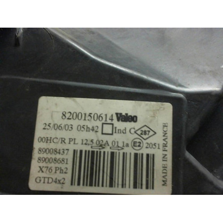 Optique avant principal gauche (feux)(phare) RENAULT KANGOO I EXPRESS PHASE 2 d’occasion