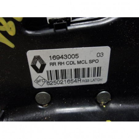 Serrure arriere droit RENAULT SCENIC 4 d’occasion