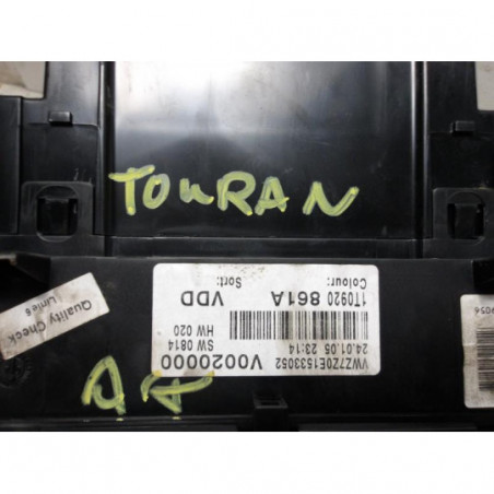 Compteur VOLKSWAGEN TOURAN 1 PHASE 1 d’occasion