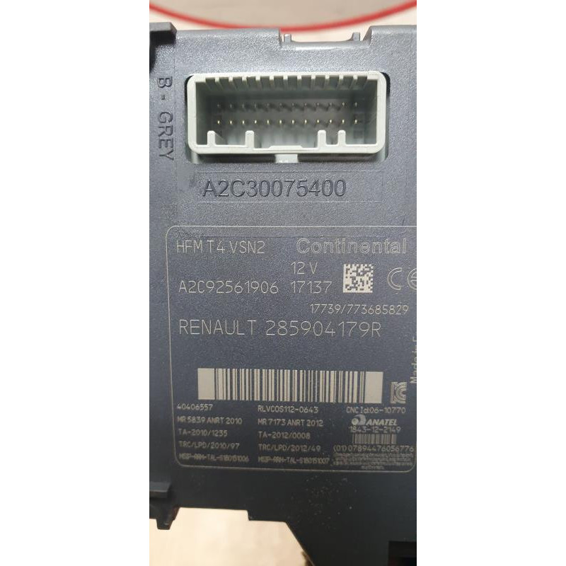 Lecteur de carte (neiman) RENAULT CLIO 4 PHASE 2 d’occasion