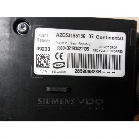 Lecteur de carte (neiman) RENAULT GRAND SCENIC 3 PHASE 1 d’occasion