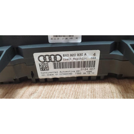 Compteur AUDI A1 1 PHASE 1 d’occasion