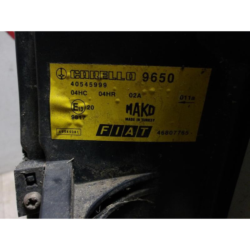 Optique avant principal droit (feux)(phare) FIAT DOBLO 1 PHASE 1 d’occasion