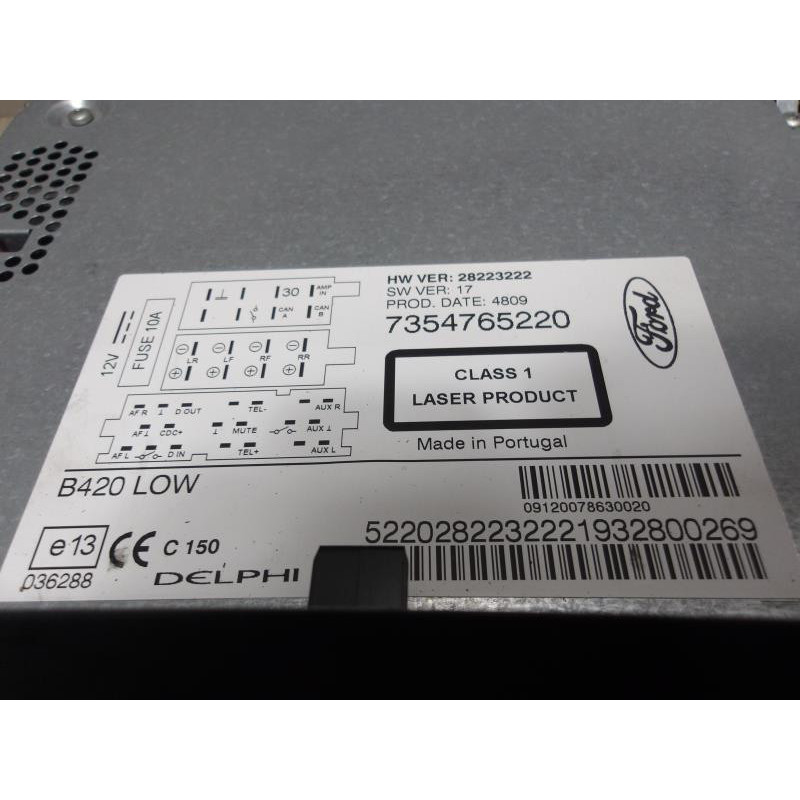 Autoradio d'origine FORD KA 2 PHASE 2 d’occasion