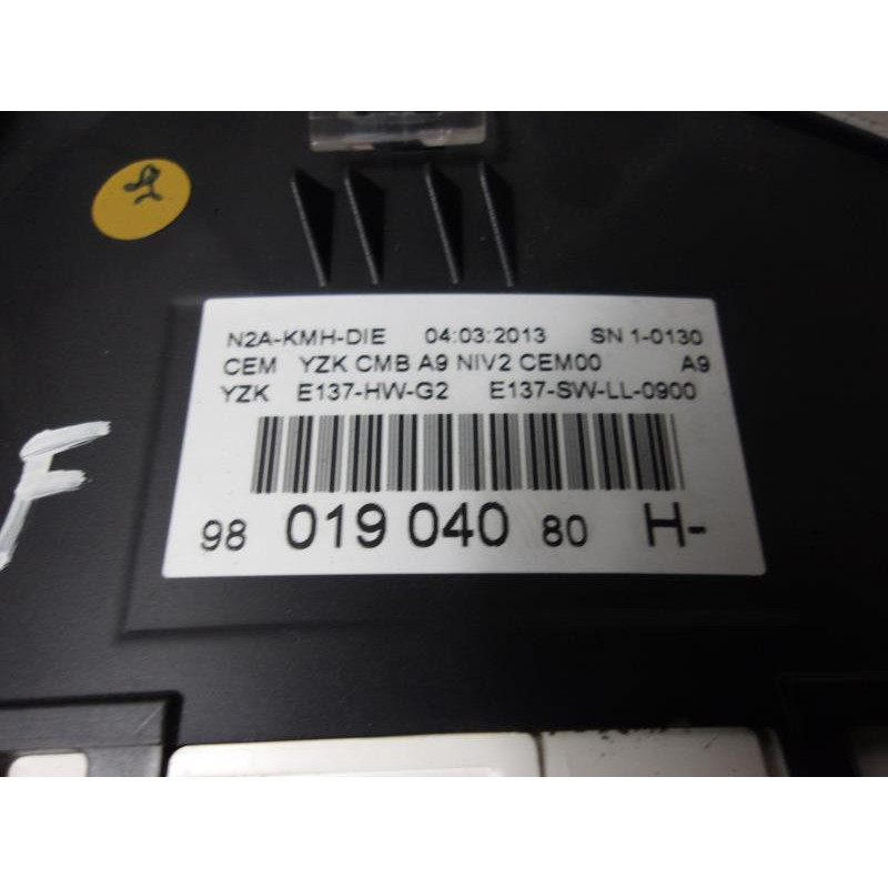 Compteur PEUGEOT 208 1 PHASE 1 d’occasion