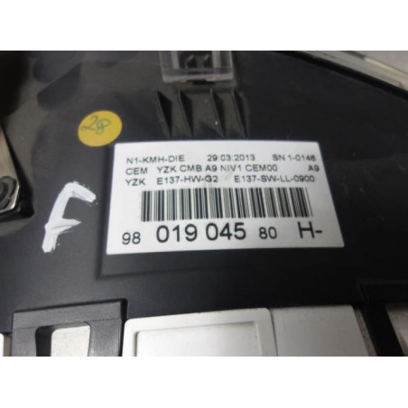 Compteur PEUGEOT 208 1 PHASE 1 d’occasion