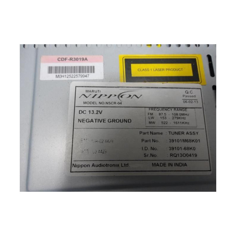 Autoradio d'origine SUZUKI ALTO 3 d’occasion