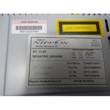 Autoradio d'origine SUZUKI ALTO 3 d’occasion