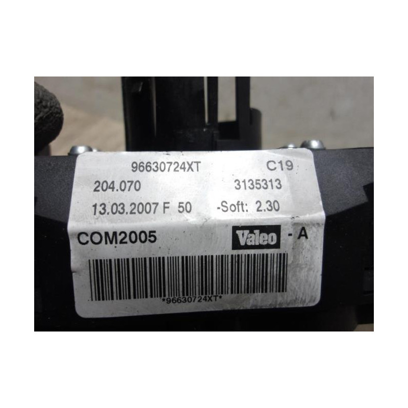 Com (Bloc Contacteur Tournant+Commodo Essuie Glace+Commodo Phare) PEUGEOT 207 PHASE 1 d’occasion