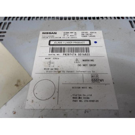 Autoradio d'origine NISSAN X-TRAIL 2 PHASE 1 d’occasion
