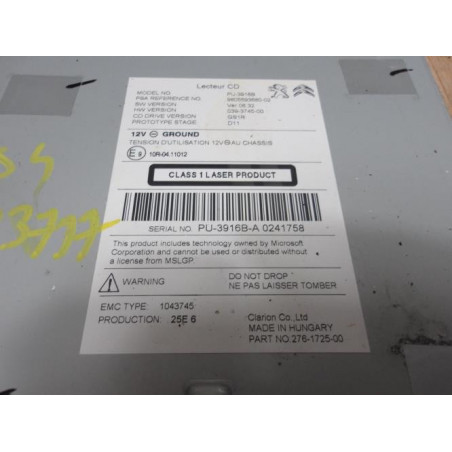 Chargeur CD DS DS4 1 PHASE 1 d’occasion