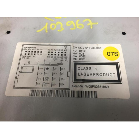 Autoradio d'origine SEAT LEON 2 PHASE 2 d’occasion