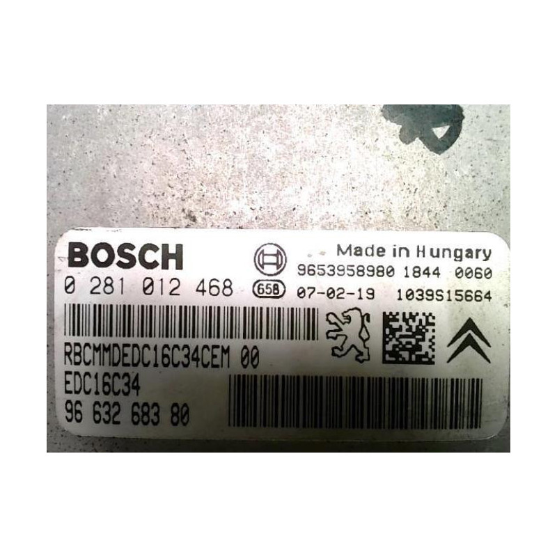 Calculateur moteur CITROEN XSARA PICASSO PHASE 2 d’occasion