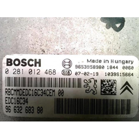 Calculateur moteur CITROEN XSARA PICASSO PHASE 2 d’occasion