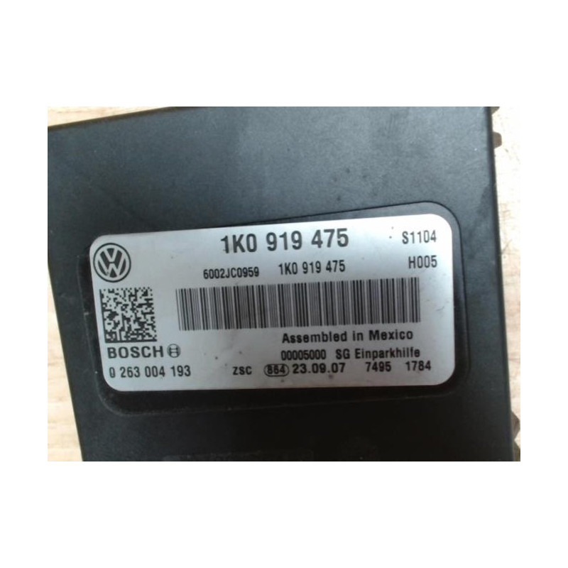 Boitier d'aide au stationnement VOLKSWAGEN TOURAN 1 PHASE 2 d’occasion