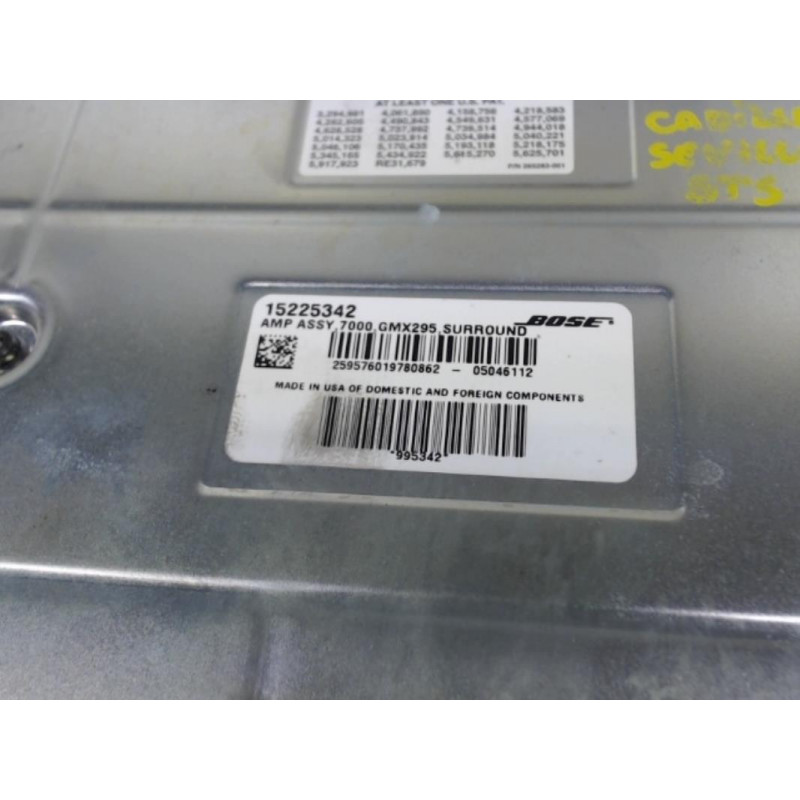 Amplificateur audio CADILLAC SEVILLE STS d’occasion