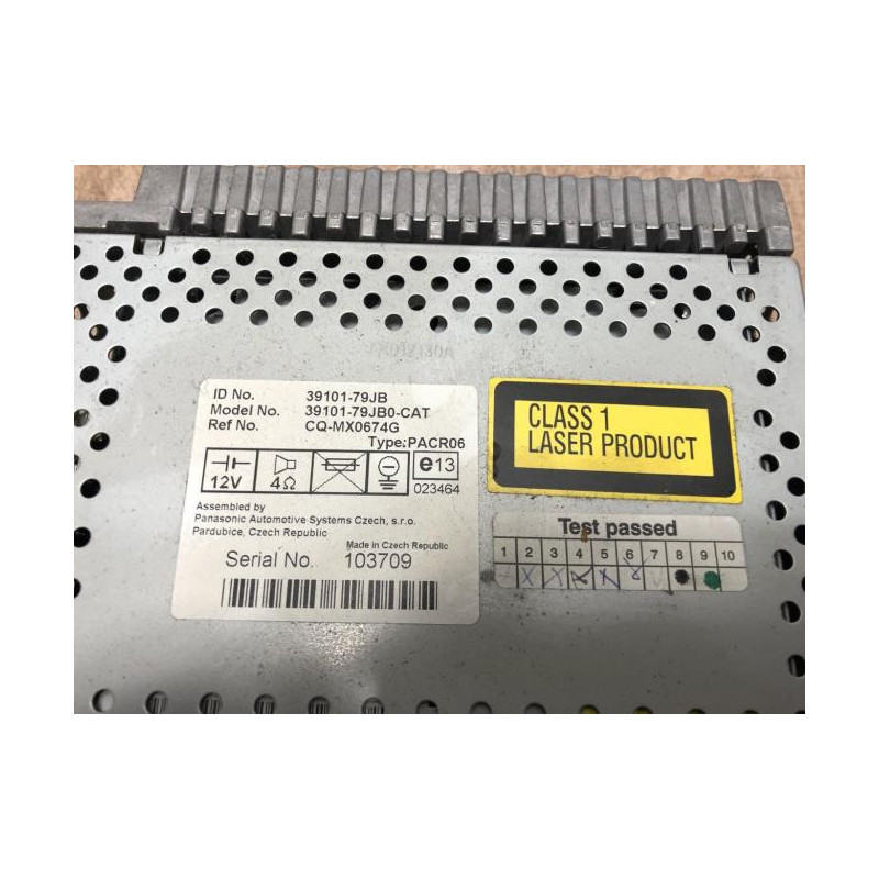 Autoradio d'origine SUZUKI SX4 1 d’occasion