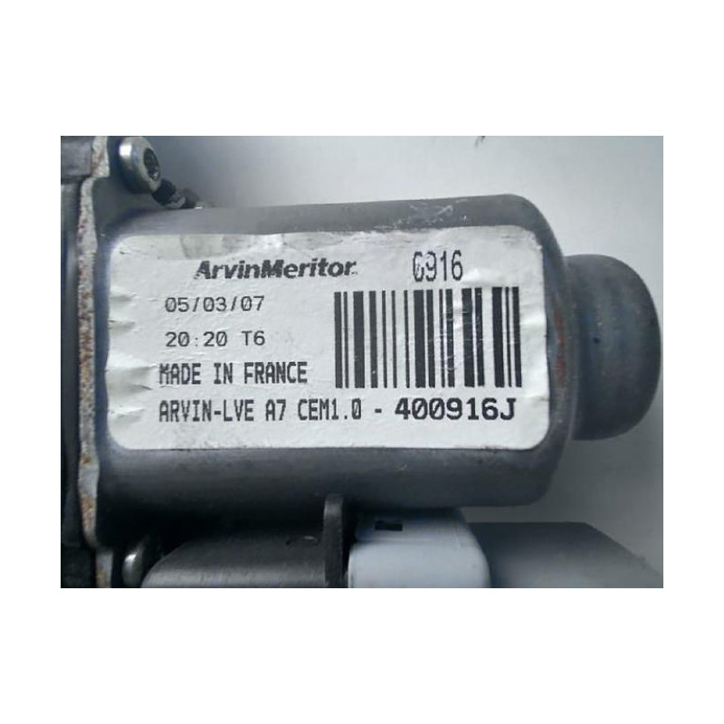 Mecanisme de leve vitre electrique avant droit PEUGEOT 207 PHASE 1 d’occasion