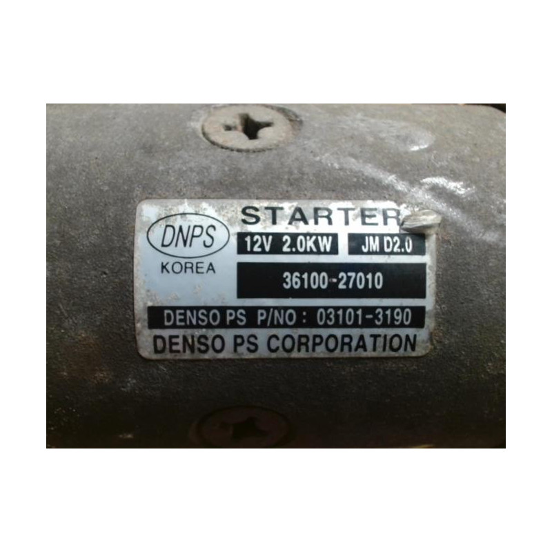 Demarreur CITROEN XSARA PICASSO PHASE 1 d’occasion