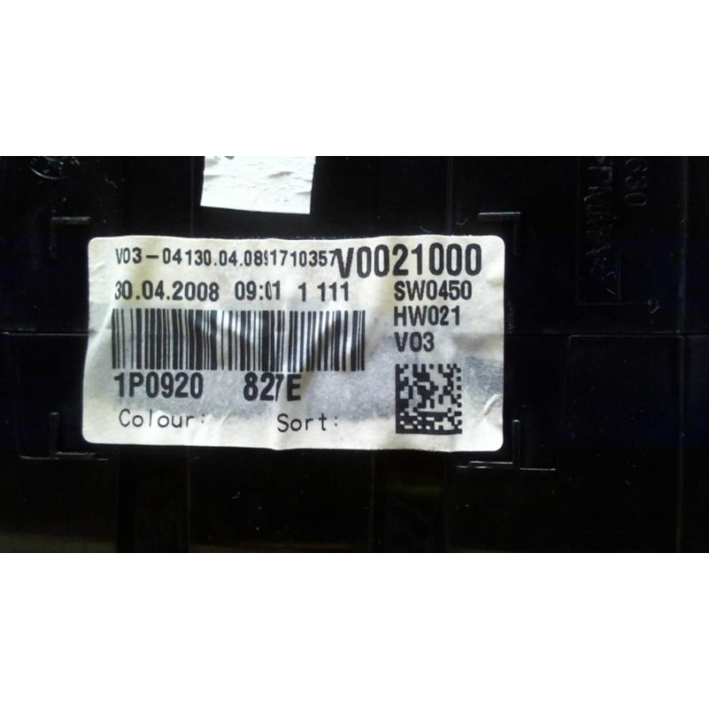 Compteur SEAT LEON 2 PHASE 1 d’occasion