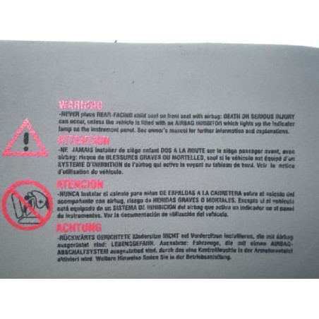 Pare soleil droit RENAULT CLIO 2 PHASE 2 d’occasion