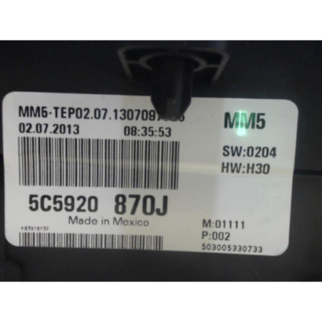 Compteur VOLKSWAGEN BEETLE 2 CABRIO PHASE 1 d’occasion