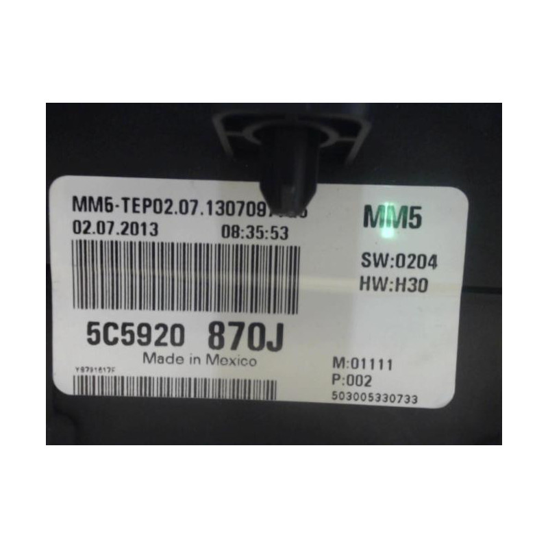 Compteur VOLKSWAGEN BEETLE 2 CABRIO PHASE 1 d’occasion
